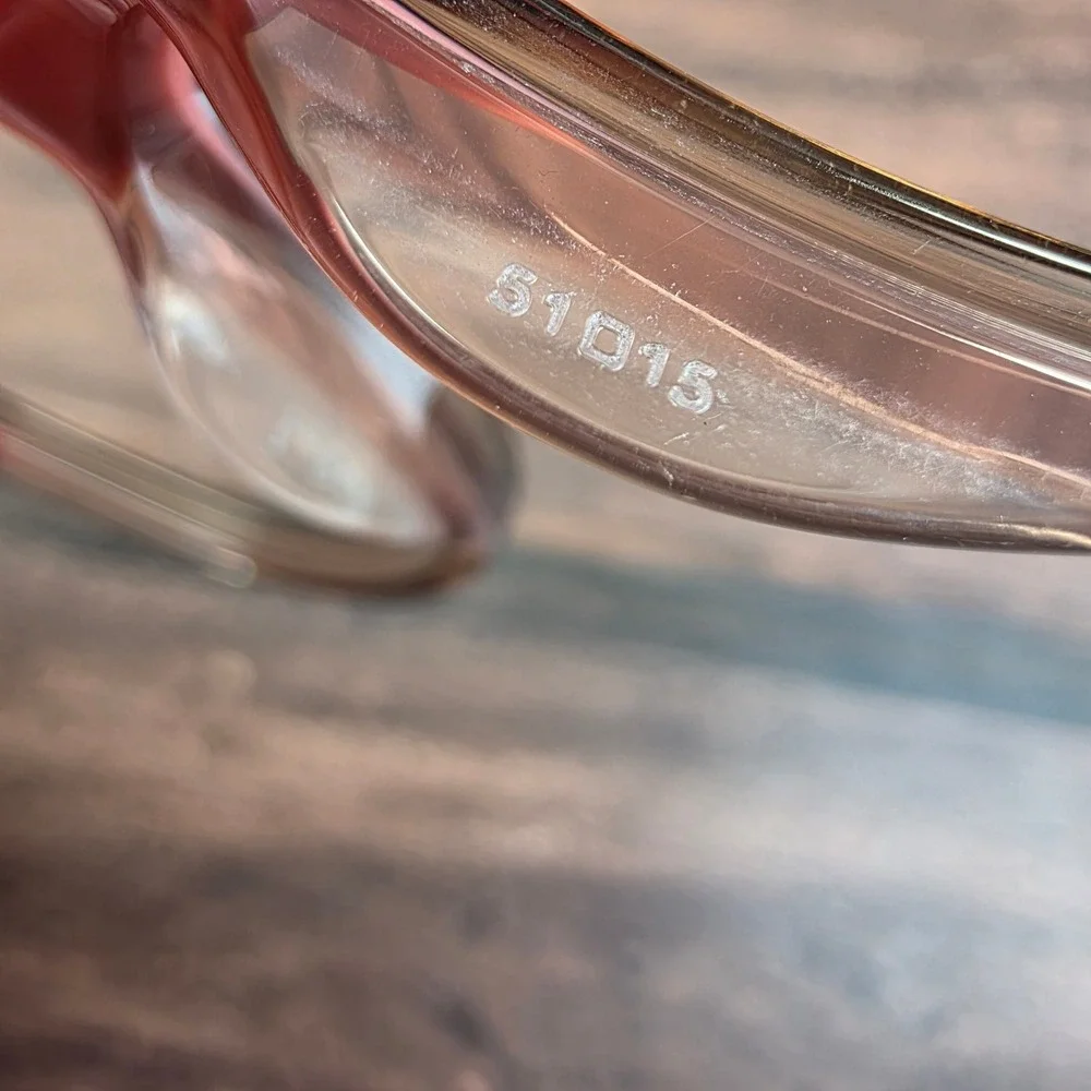 Liz Claiborne L452 60X Cat Eye Eyeglasses Frames Brown Coral Ombre‎ 51-15-135
